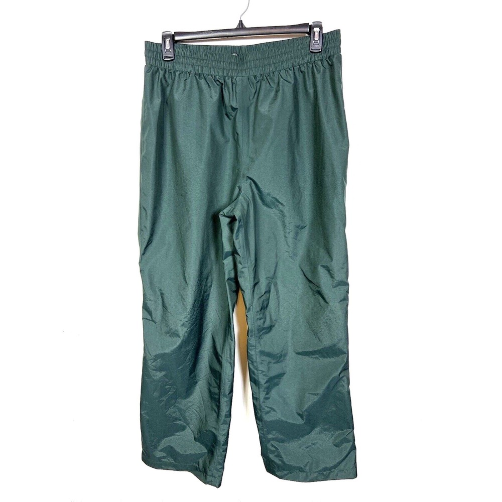 Cabelas Nylon Gore Tex Green Pants Elastic Waist 34x31 Hunting Loose Fit Size L